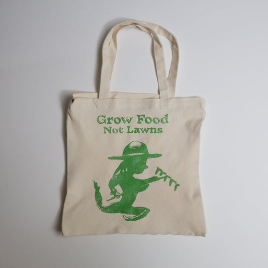 Grow Food Not Lawns Tote