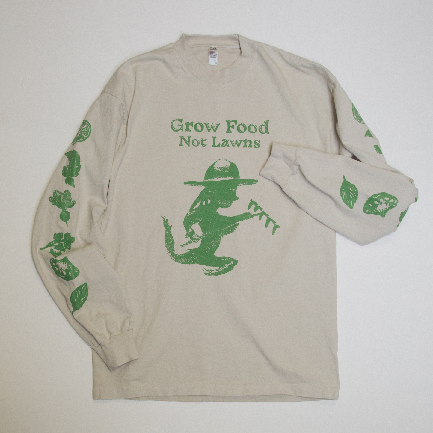 Grow Food Not Lawns Longsleeve