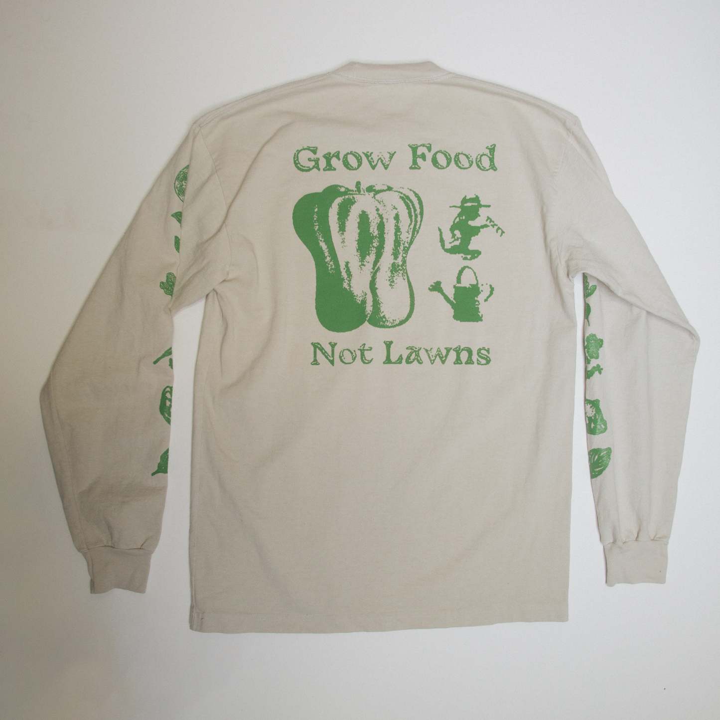Grow Food Not Lawns Longsleeve