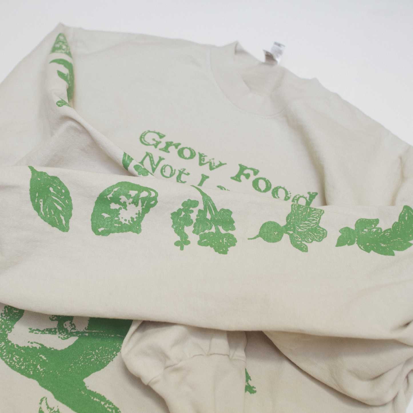 Grow Food Not Lawns Longsleeve